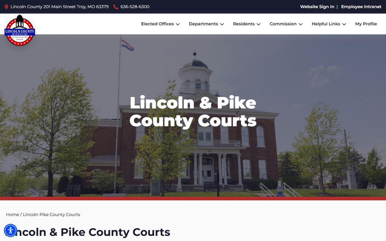 Pike County court dockets Lincoln and Pike County Courts page