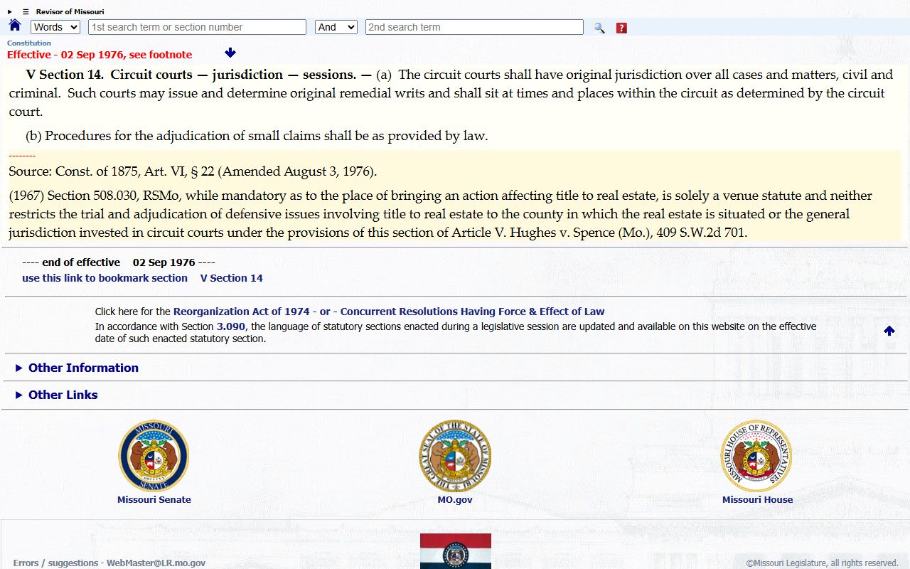Pike County court dockets Missouri circuit court original jurisdiction