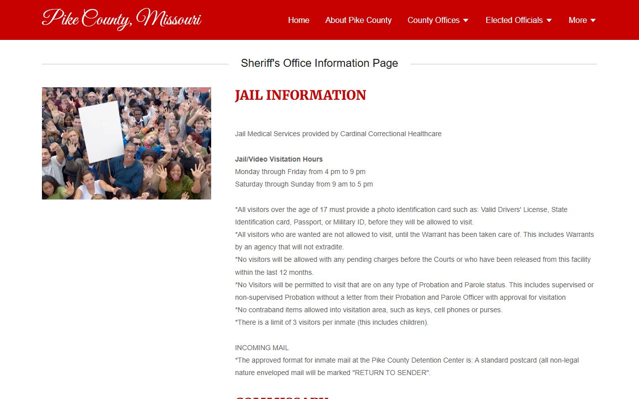 Pike County inmate search sheriff information source